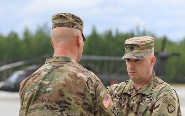 207th Aviation Regiment changes leading noncommissioned officer
