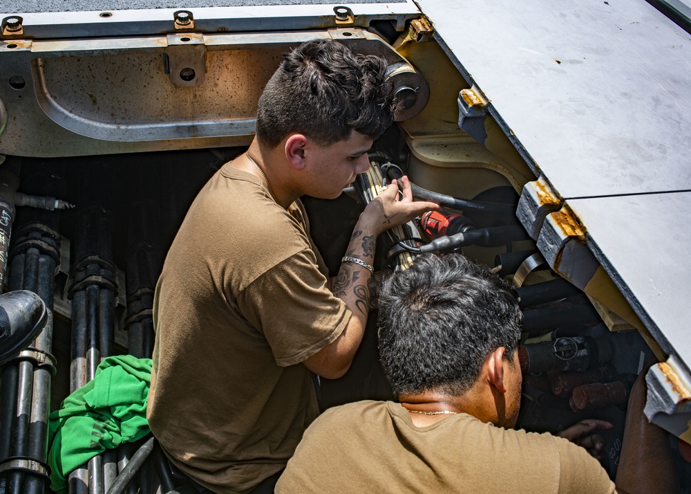 Sailors Test the Aqueous Film Forming Foam