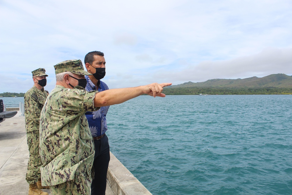 U.S. Representative Kahele Visits Naval Base Guam