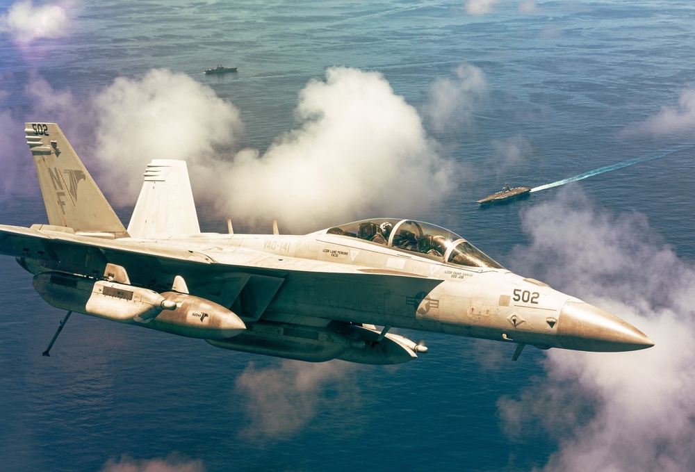 Shadowhawks Fly Over Gulf of Oman
