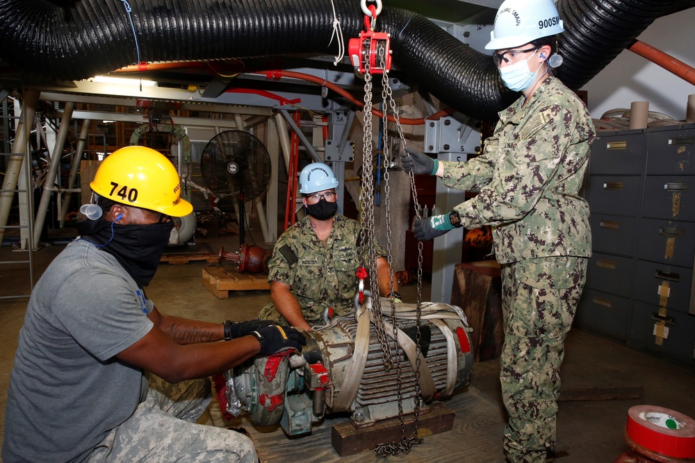 Reservists surged to assist Norfolk Naval Shipyard during height of pandemic