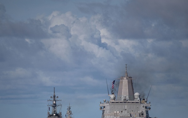 JS Makinami Directs Force During Combined, and Joint Battle Problem