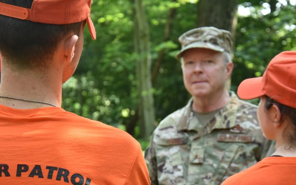 Pa. Air Guard leaders tour renowned Lehigh Valley Ranger School