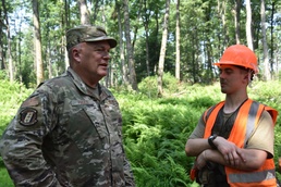 Pa. Air Guard leaders tour renowned Lehigh Valley Ranger School