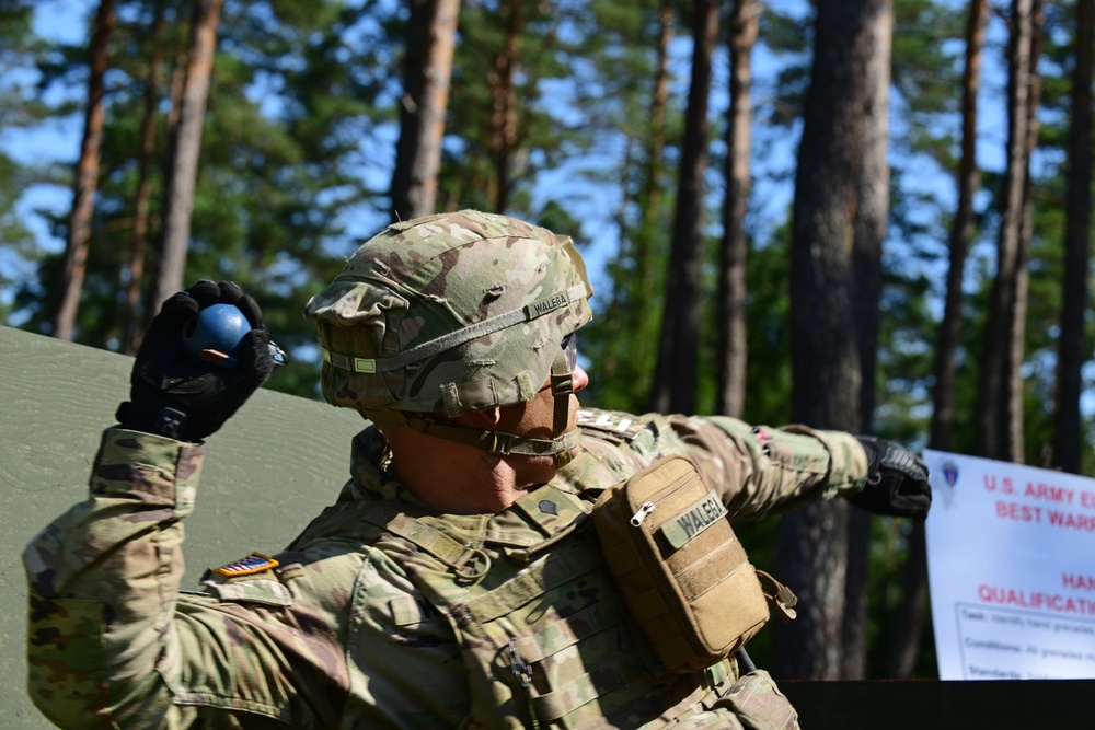 European best Warrior Competition Hand Grenade Range