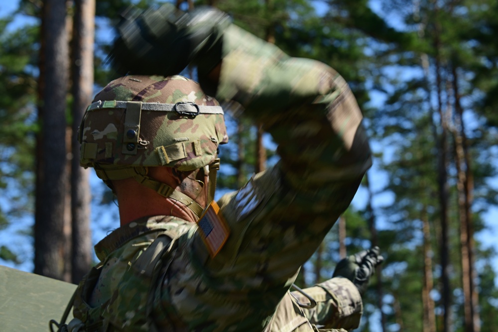 European best Warrior Competition Hand Grenade Range