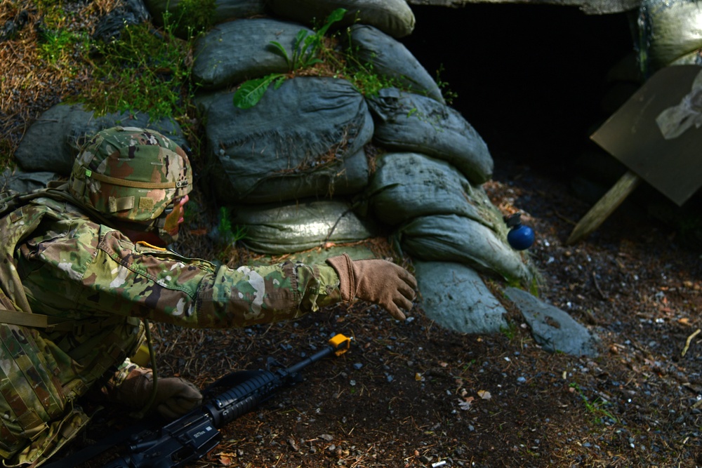 European best Warrior Competition Hand Grenade Range