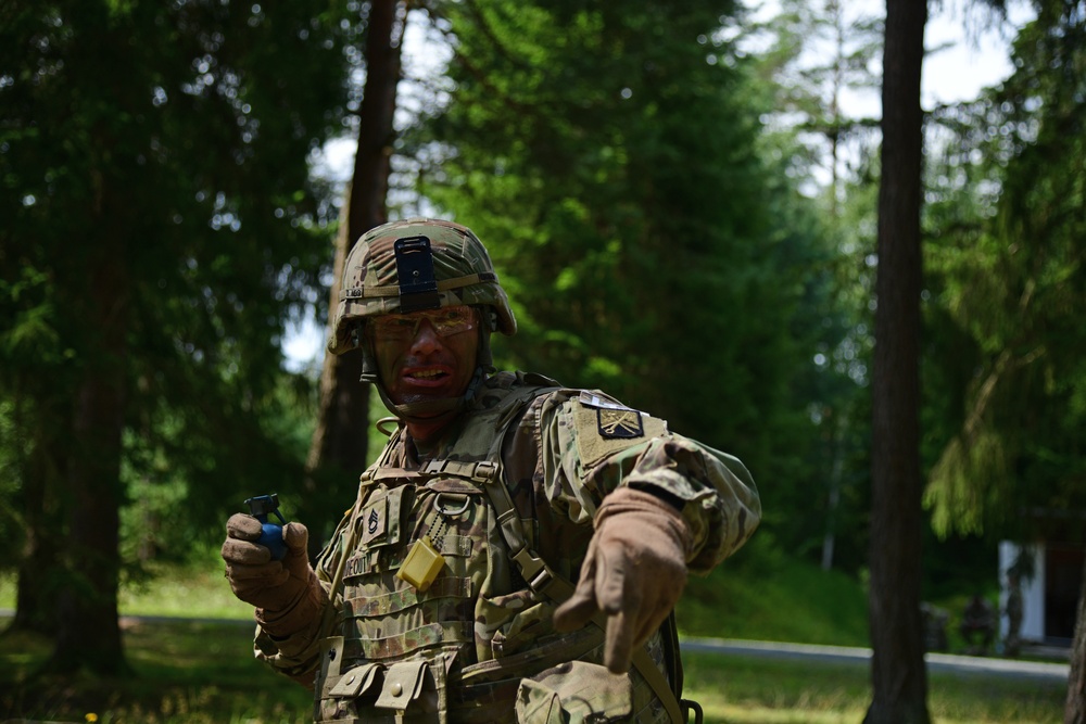 European best Warrior Competition Hand Grenade Range