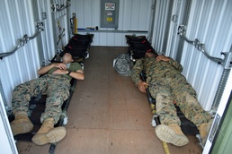 The Interoperable Multi-Modal Patient Movement Transport Unit is Used During a Mass Casualty Exercise Held at Camp Grayling