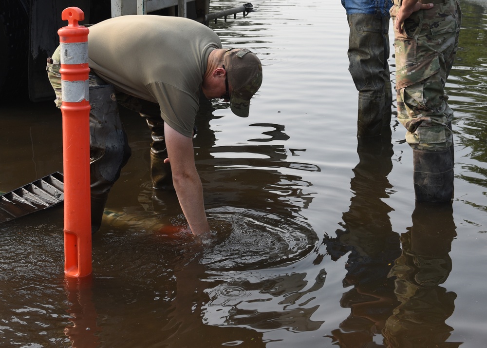 366th Civil Engineer Squadron Dirt Boys aid in Flood Recovery