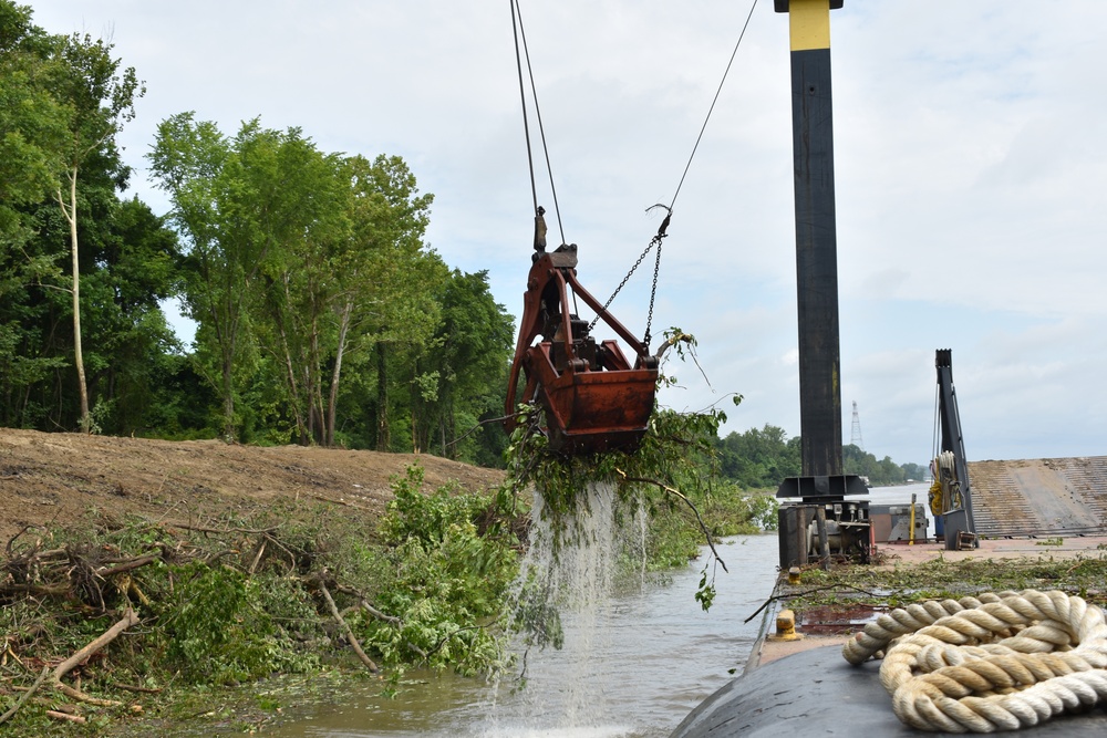 Clearing and Snagging Leads Memphis District Revetment