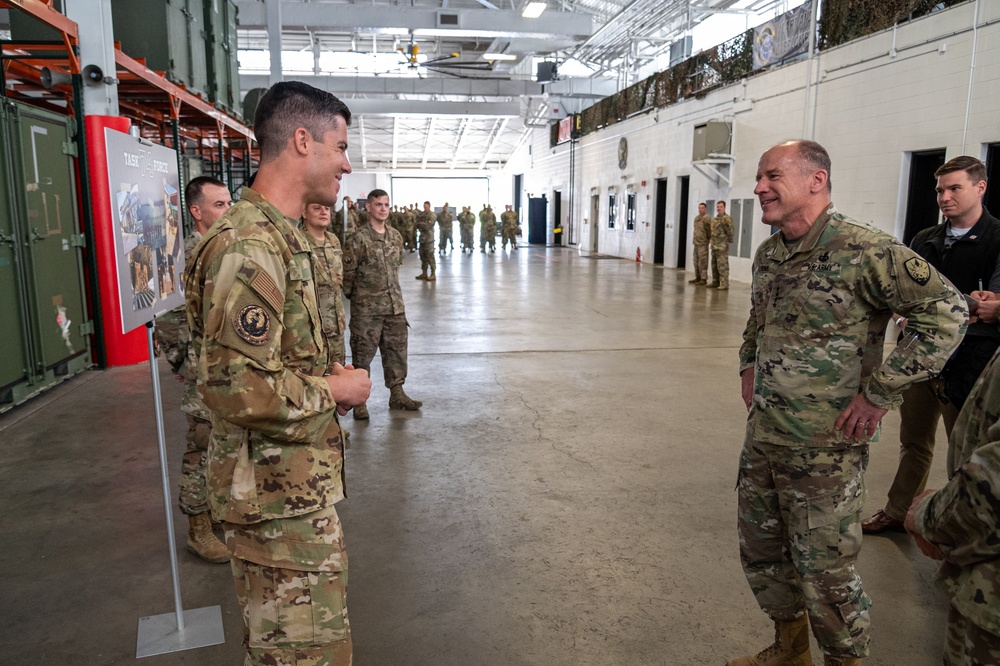 TRANSCOM Commander visits Task Force 74 Airmen