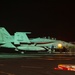 USS Carl Vinson (CVN 70) Conducts Night Time Flight Operations