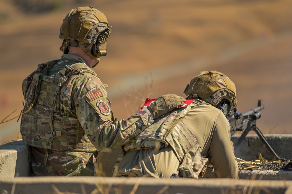 Illinois Air National Guard, 126th Security Forces Qualify With Heavy Machine Guns