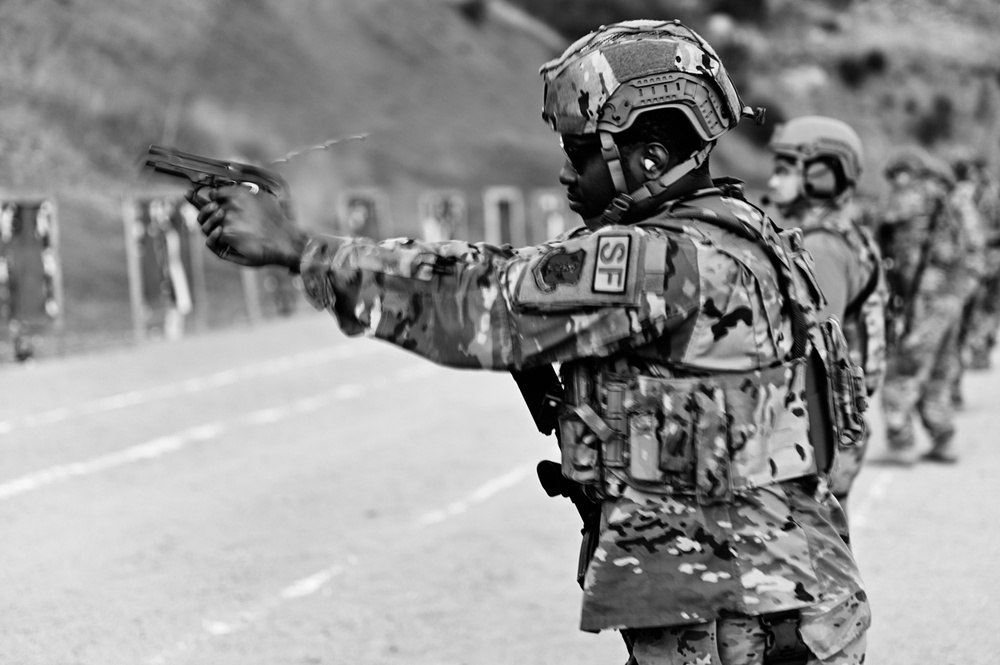 Illinois Air National Guard, 126th Security Forces Squadron Train at Camp San Luis Obispo, California