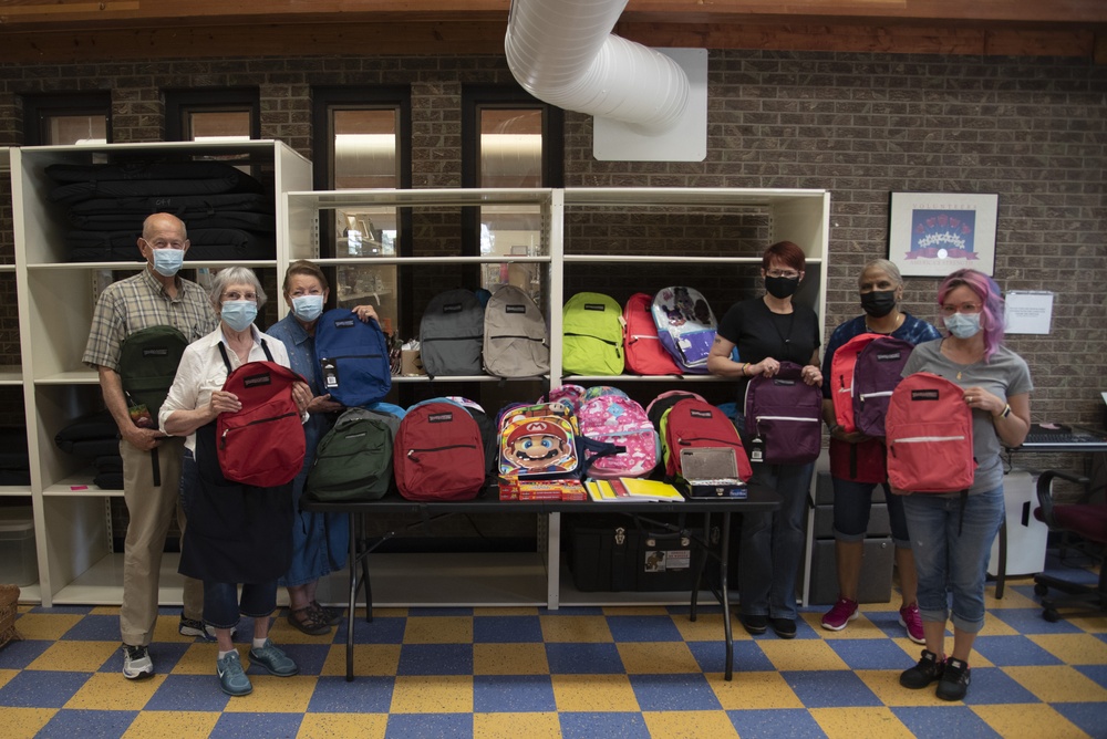 Airman’s Attic donates school supplies