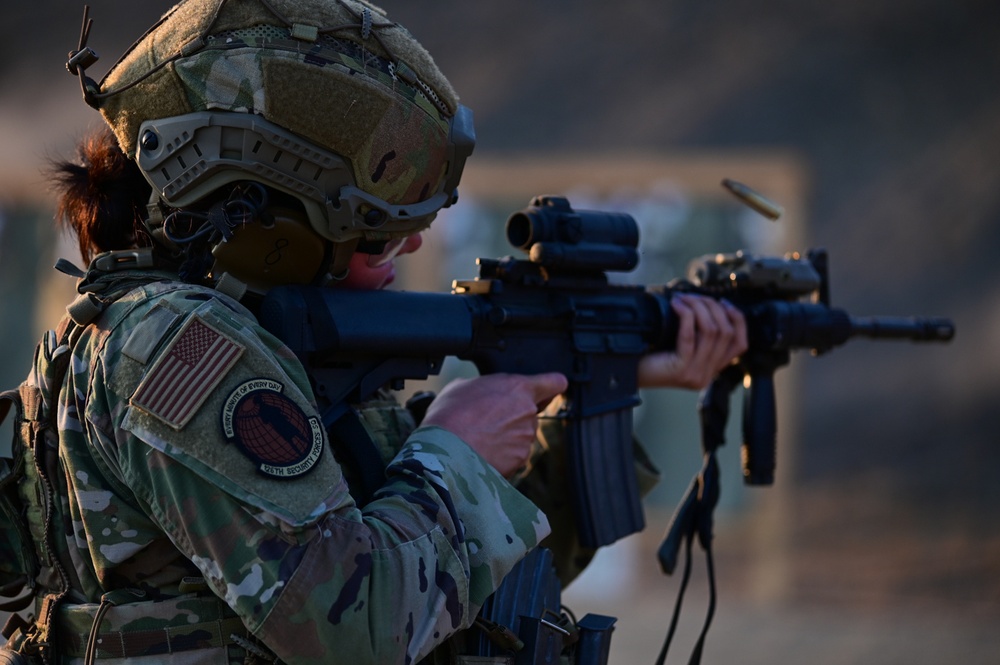 Illinois Air National Guard, 126th Security Forces Squadron Train at Camp San Luis Obispo, California