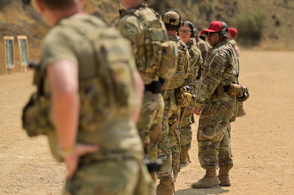 Illinois Air National Guard, 126th Security Forces Squadron Train at Camp San Luis Obispo, California