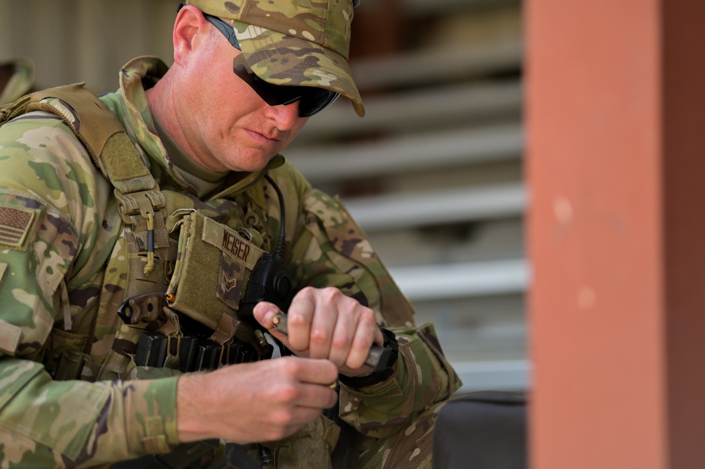 Illinois Air National Guard, 126th Security Forces Qualify With Heavy Machine Guns