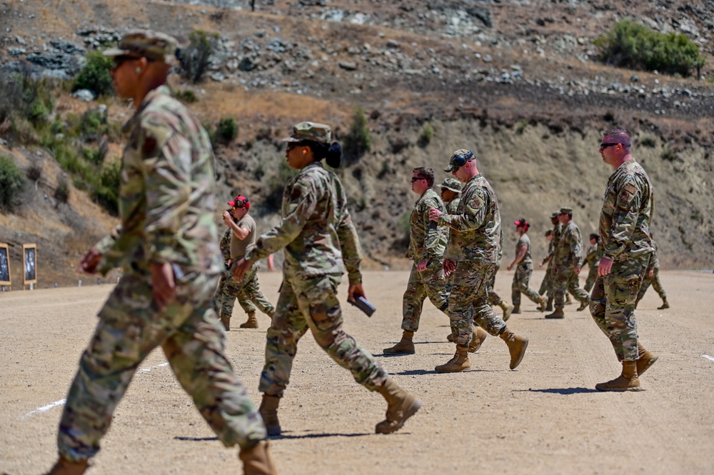 Illinois Air National Guard, 126th FSS Weapons Training Day at Camp San Luis Obispo