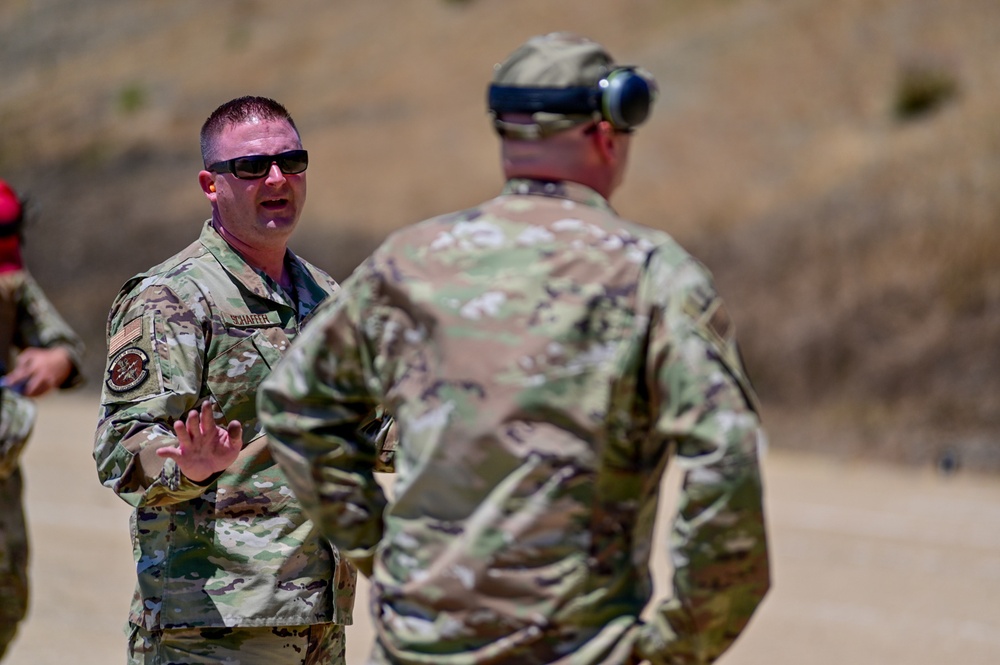 Illinois Air National Guard, 126th FSS Weapons Training Day at Camp San Luis Obispo