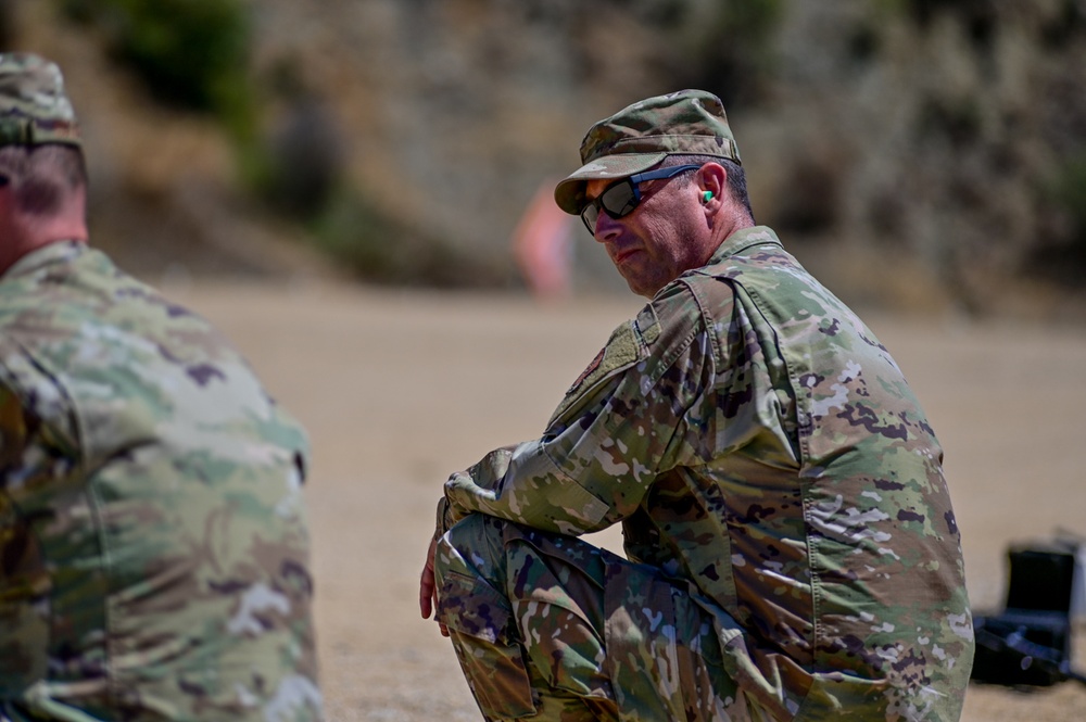 Illinois Air National Guard, 126th FSS Weapons Training Day at Camp San Luis Obispo