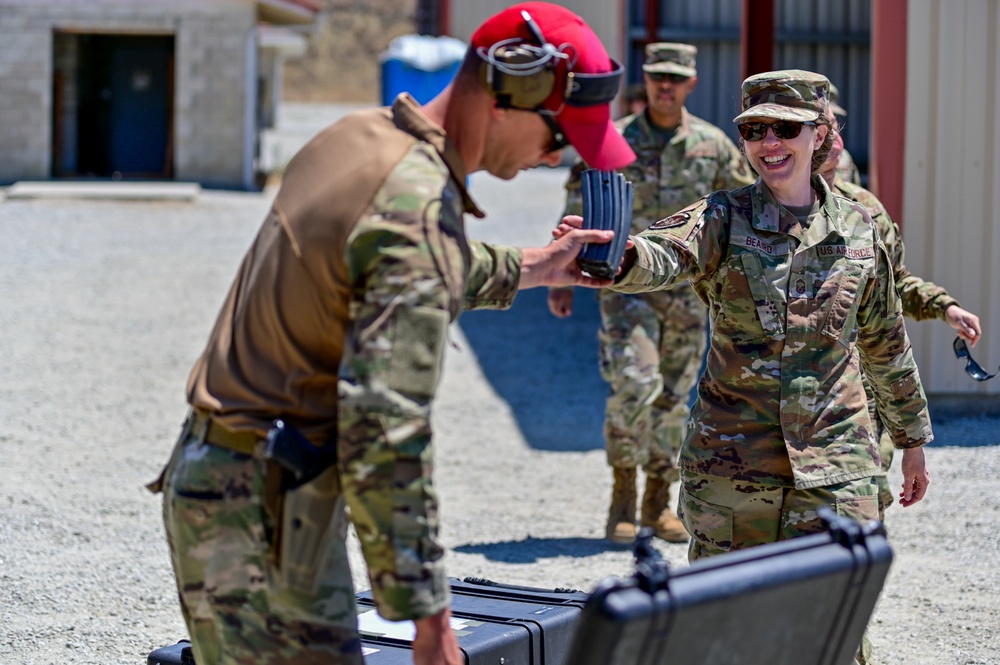 Illinois Air National Guard, 126th FSS Weapons Training Day at Camp San Luis Obispo