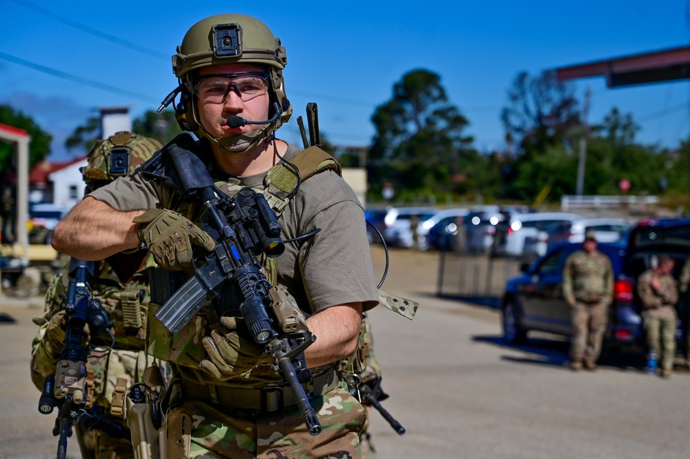 Illinois Air National Guard, 126th Security Forces Squadron Train at Camp San Luis Obispo, California
