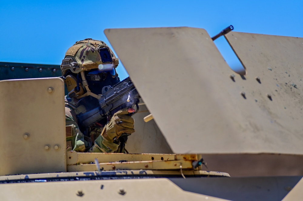 Illinois Air National Guard, 126th Security Forces Squadron Train at Camp San Luis Obispo, California