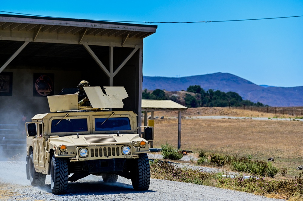 Illinois Air National Guard, 126th Security Forces Squadron Train at Camp San Luis Obispo, California