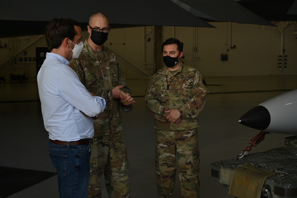 House Armed Services Committee Professional Staff representative visits Whiteman AFB