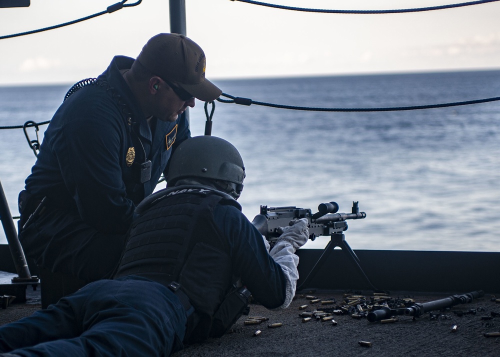 USS Gerald R. Ford (CVN 78) Gun Shoot