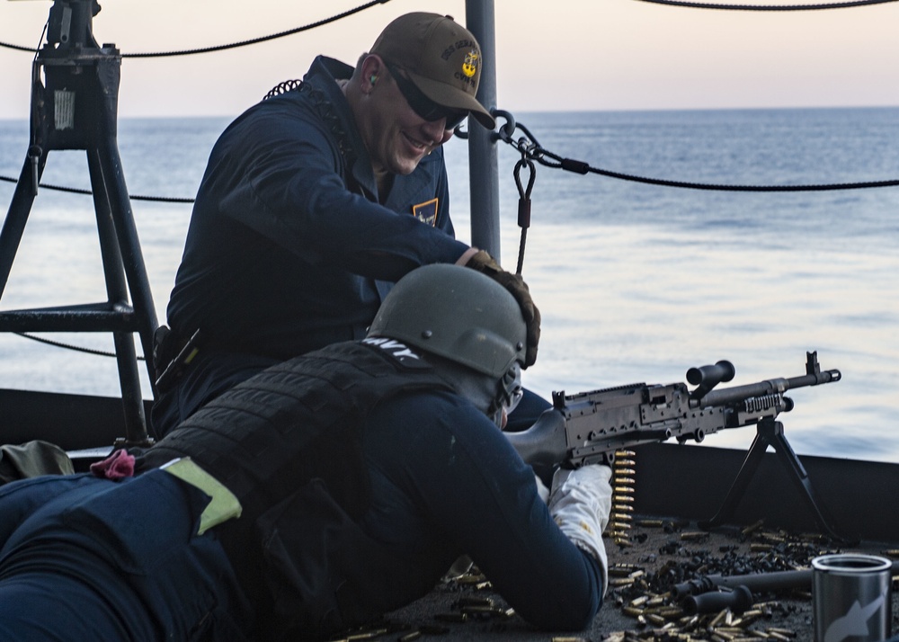 USS Gerald R. Ford (CVN 78) Gun Shoot