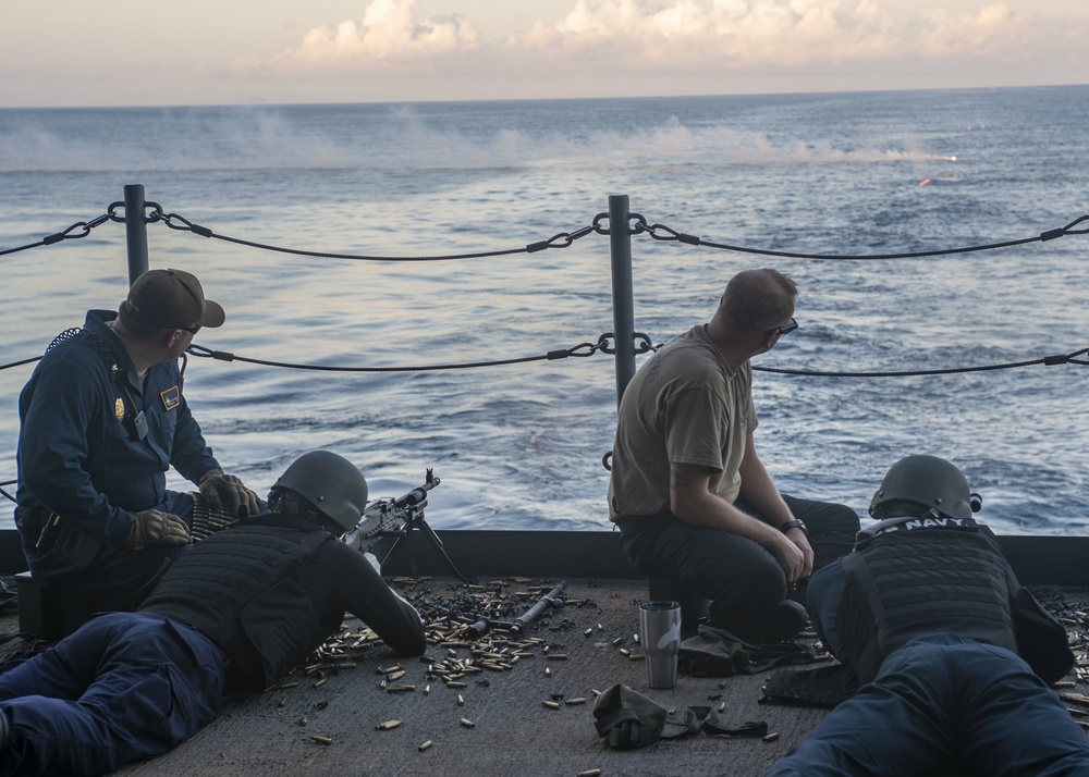 USS Gerald R. Ford (CVN 78) Gun Shoot