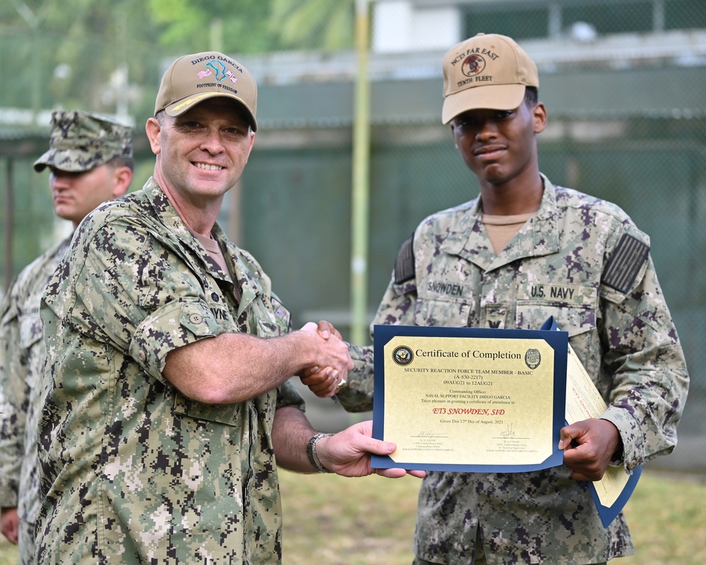 ASF Graduation on Diego Garcia Aug. 12