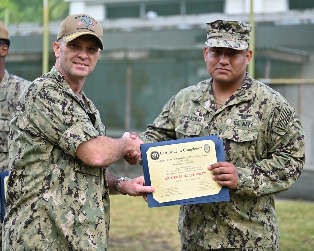 ASF Graduation on Diego Garcia Aug. 12