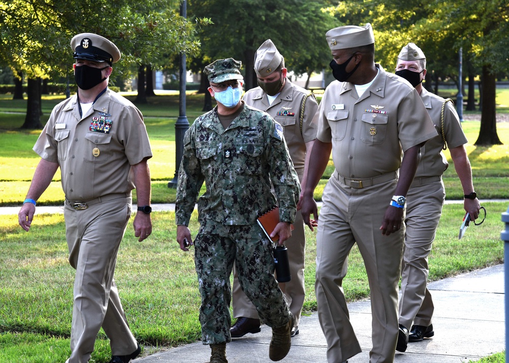 MCPON Visit Navy Personnel Command for FY-22 E-7 Selection Boards