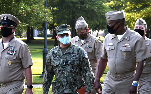 MCPON Visit Navy Personnel Command for FY-22 E-7 Selection Boards