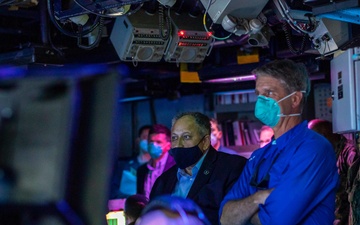SECNAV Del Toro visits USS Kearsarge first day on the job