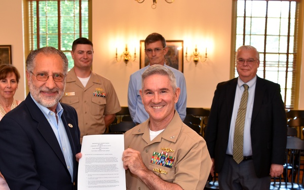 NWS Earle Signs Wastewater MOU with Colts Neck