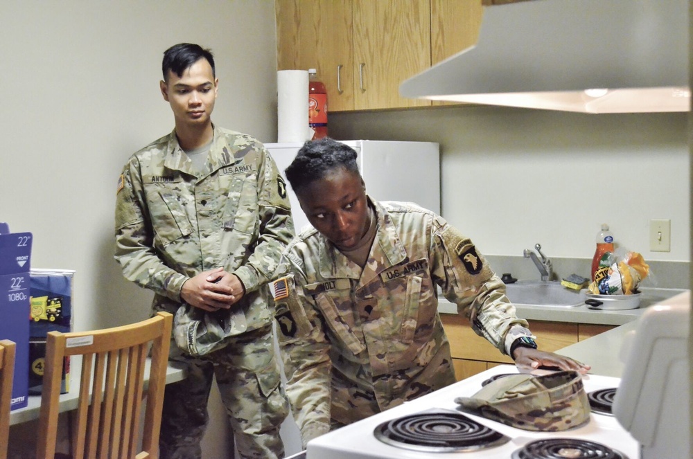 Division conducts barracks assessment to boost quality of life