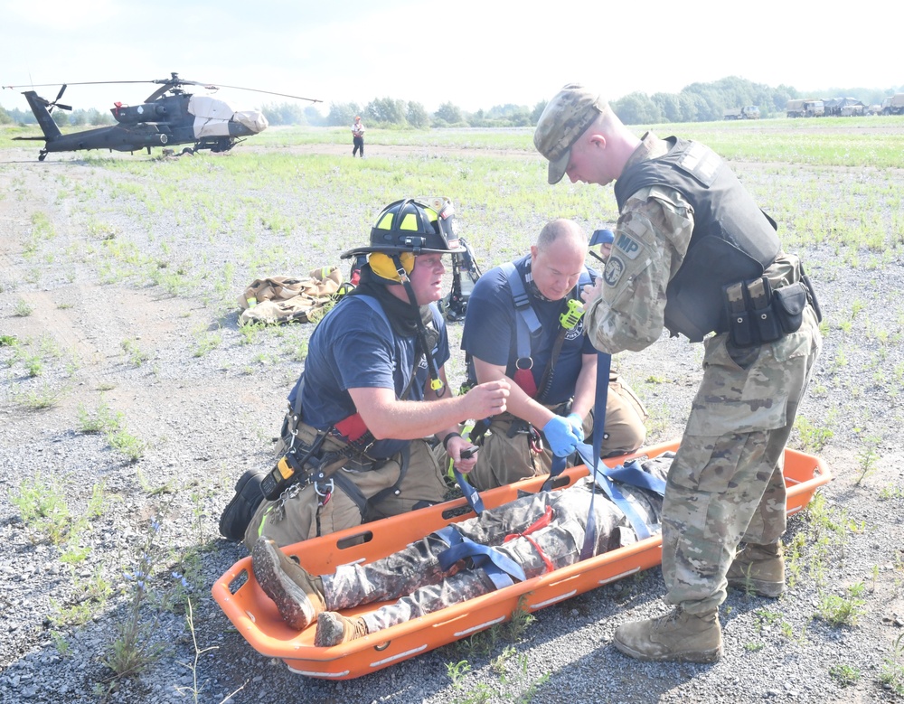 Fort Drum tests emergency response capabilities during downed aircraft scenario