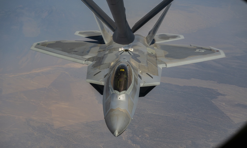 The 350th ARS refuel Red Flag 21-3 at NAFB