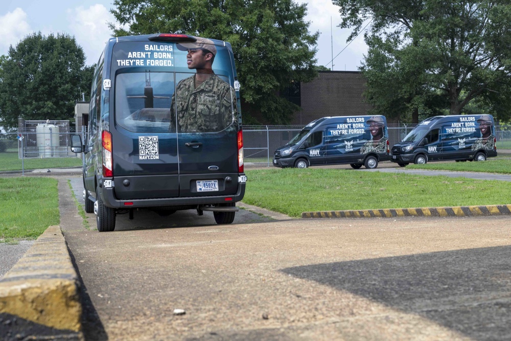 Commander, Navy Recruiting Command Deploys Mobile Engagement Vehicles Across the Nation