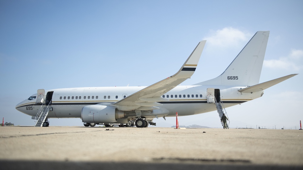 Fleet Logistics Support Wing Supports First CMV-22 Osprey Detachment Embarked with a Carrier Strike Group