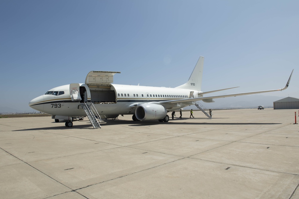 Fleet Logistics Support Wing Supports First CMV-22 Osprey Detachment Embarked with a Carrier Strike Group