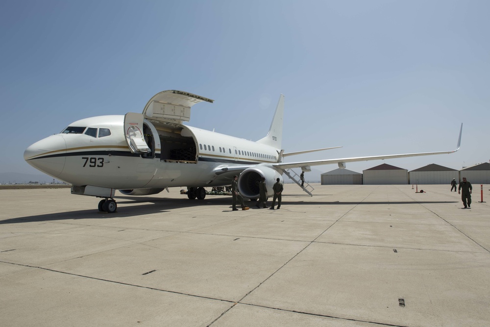 Fleet Logistics Support Wing Supports First CMV-22 Osprey Detachment Embarked with a Carrier Strike Group