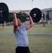 Maj. Gen. Garrett leads Physical Training