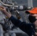 Gas Turbine Systems Technician Conducts Simulated Temperature Reading Aboard USS Michael Murphy (DDG 112)