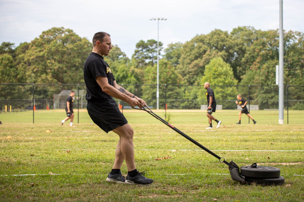 291st DLD, 110th IO and 169th CPT complete Army Combat Fitness Test